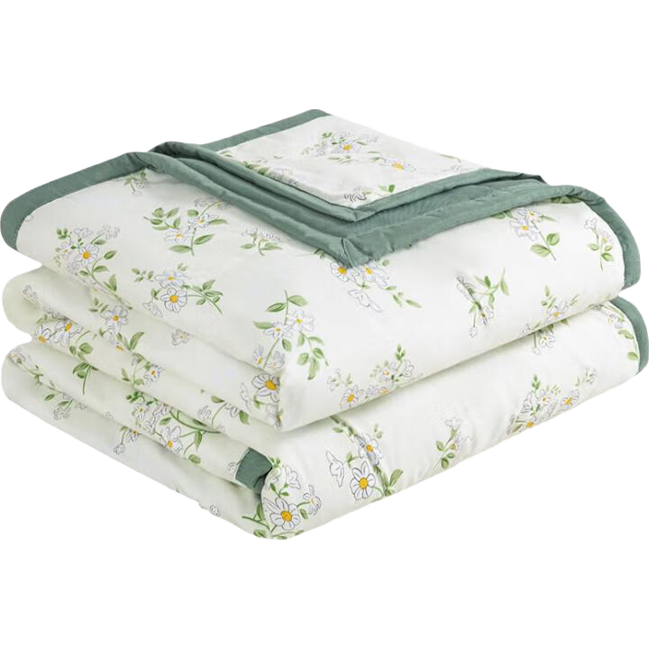Hengyuanxiang Summer Cooling Quilt, Class A Antibacterial Thin Blanket, 1.5x2 Meters, Dormitory Single Air Conditioning Quilt, Washable Summer Quilt, Spring And Autumn Comforter
