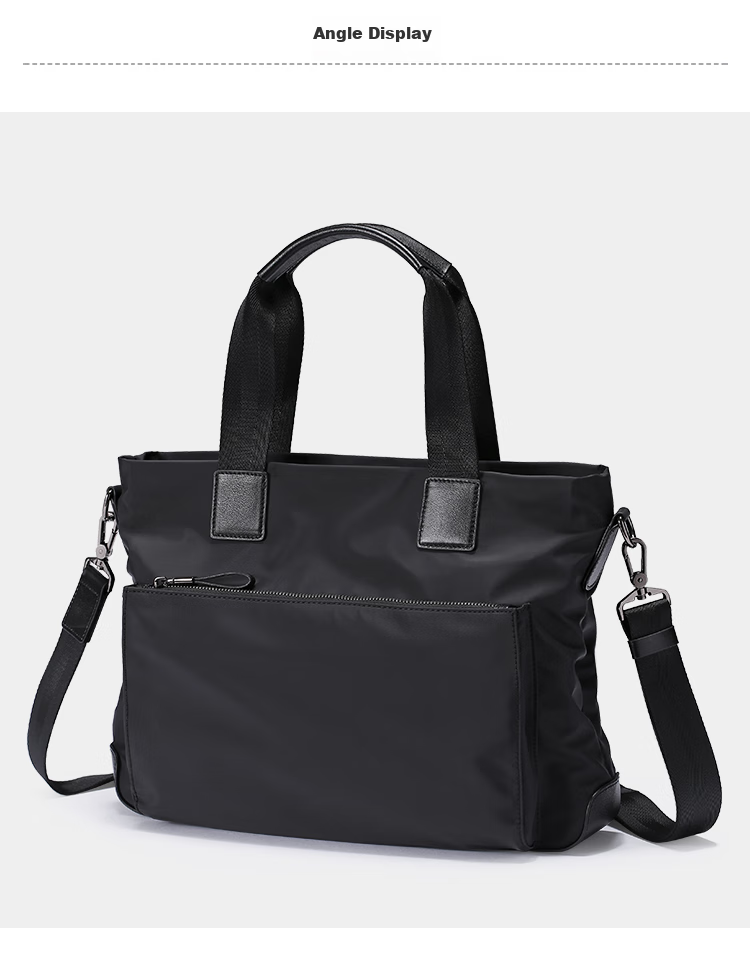 Pabojoe Men's Handbag, Business Briefcase, Large Capacity Laptop Bag, Document Bag, Shoulder Crossbody Bag 11