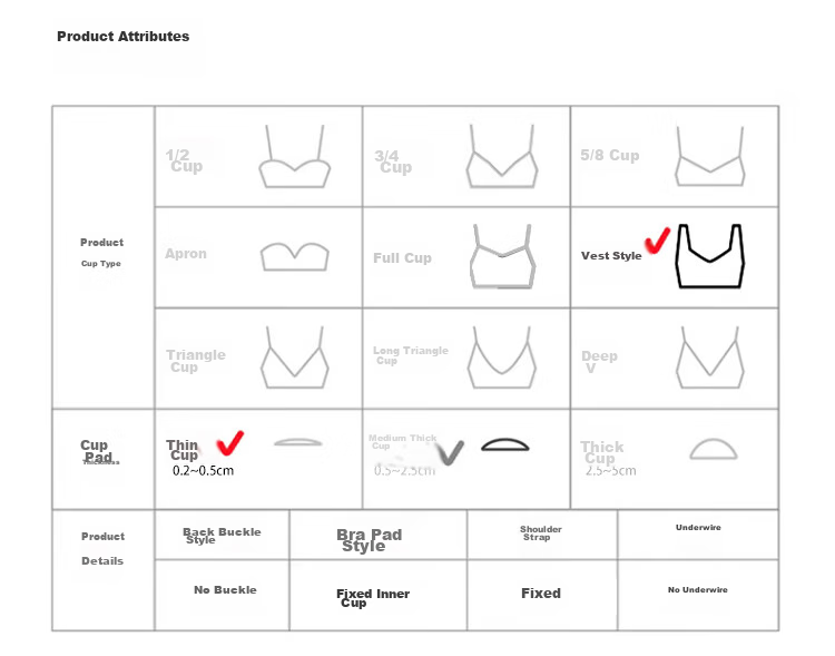 YUZHAOLIN Girls' Underwear for Puberty, First Stage for Elementary School Students Aged 8-12, Anti-Nipple Girls' Children's Camisole 17