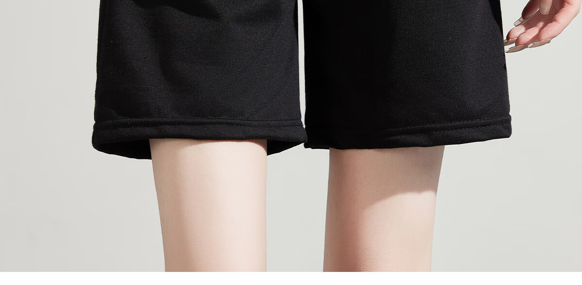 Halo Queen Women's Sports Shorts for Travel, Spring And Summer Casual Student High-Waist Mid-Length Pants, Loose-Fitting Running Shorts HW1KX61 13