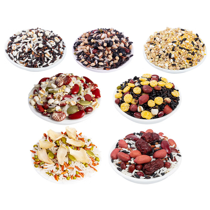 禾煜7日谷杂粮粥料 1.512斤八宝粥紫米红豆红枣粥七日不重样杂粮粥