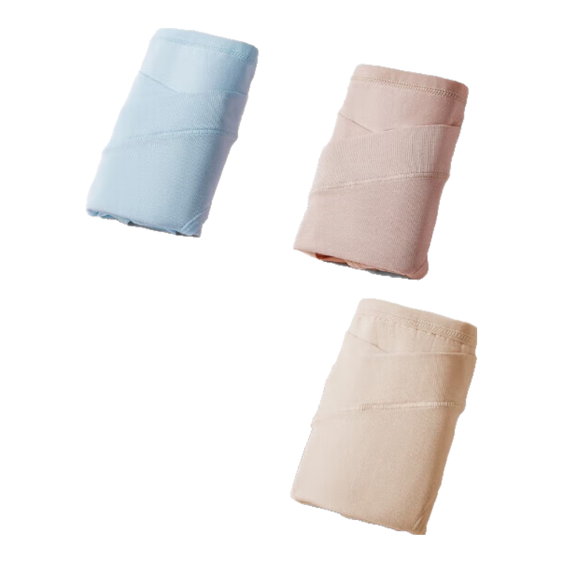 EMXEE Maternity Underwear for Women, Antibacterial Low-Rise Belly Support for Early to Late Pregnancy And Postpartum, Seamless Cotton Panties, 4-Pack Set, XXL