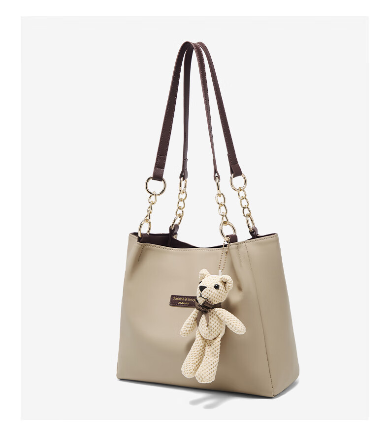 FOXER Leather Women's Handbag, Large Capacity Tote Bag, Shoulder Bag, Co-Branded Valentine's Day Gift for 520 14