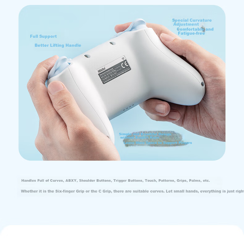 8BitDo Lie 2 Youth Edition NS Version Game Controller, Switch 2 Bluetooth NS 2 Wireless Hall Joystick, for Resident Evil 3, Zero Escape, Monster Hunter, Genshin Impact, Pokemon Legends 5