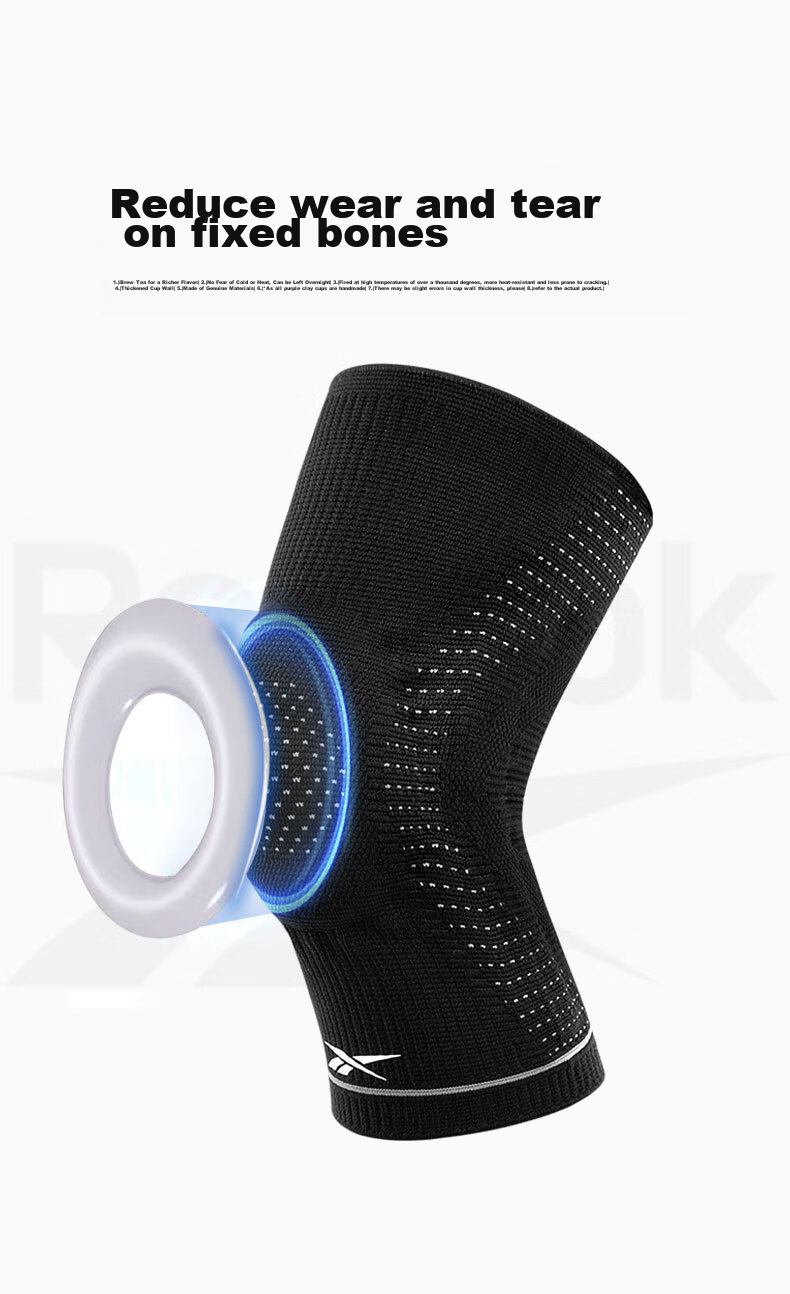 Reebok Knee Pads for Sports, Meniscus Protection, Running, Basketball, Unisex, Warmth, Patella Support, Badminton, Hiking, Soccer Knee Guards 4