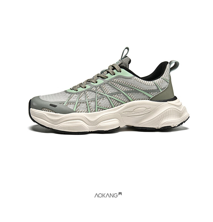 Aokang Men's Versatile Mesh Dad Shoes Sneakers Height-Increasing Casual Shoes for Men, Black, Size 40 15