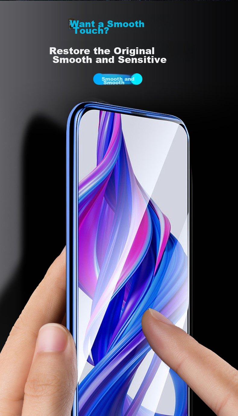 HotFire Full Screen Tempered Glass Film for Huawei P30, Full Screen Protective Film for Huawei P30, Non-Water-Cooled Full Glass Film, Black 5