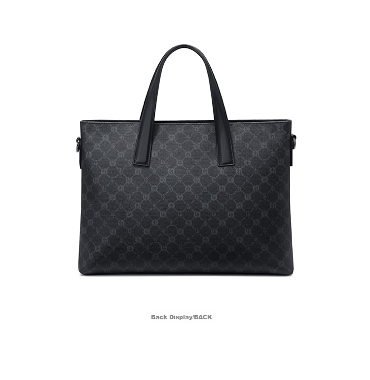 GOLF Business Briefcase for Men, Large Capacity Handbag, 15-Inch Laptop Bag, Horizontal Style Briefcase, Shoulder Crossbody Bag 17