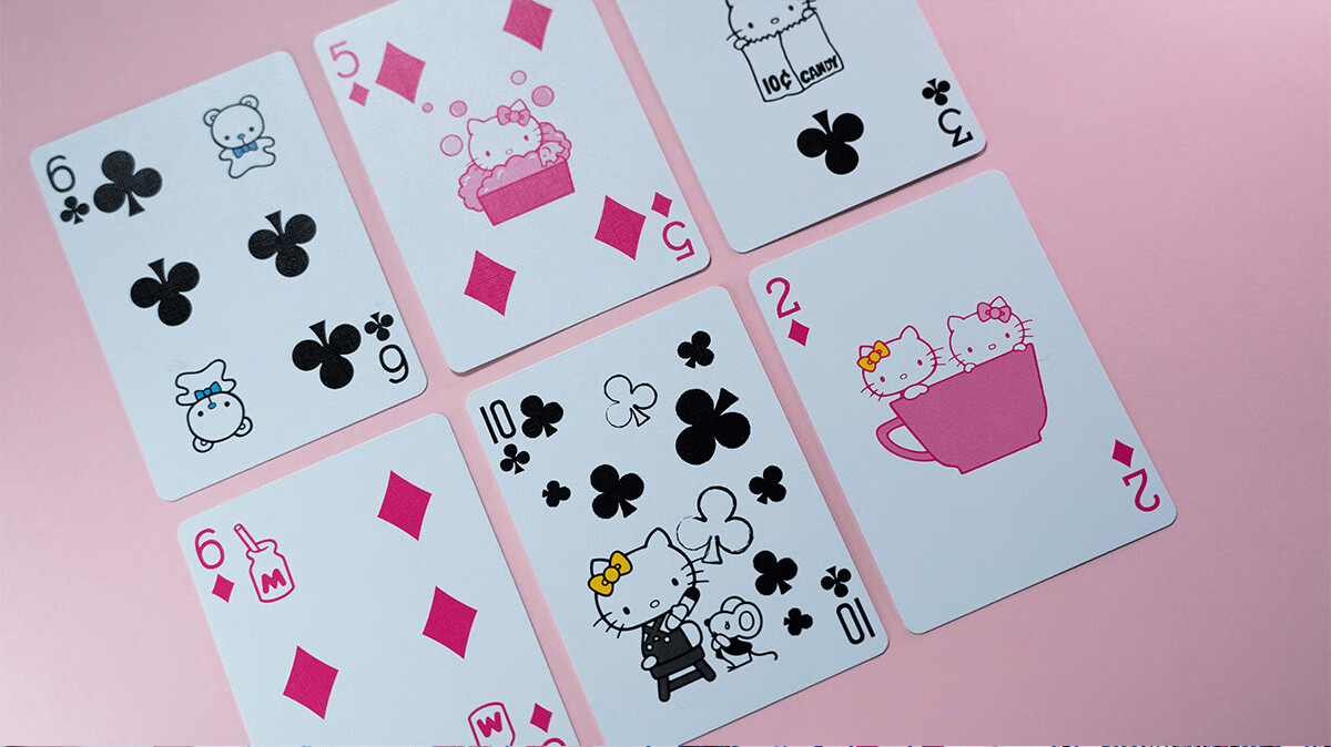 BICYCLE Hello Kitty Sanrio Collaboration Classic Bicycle Playing Cards Set of 1 9