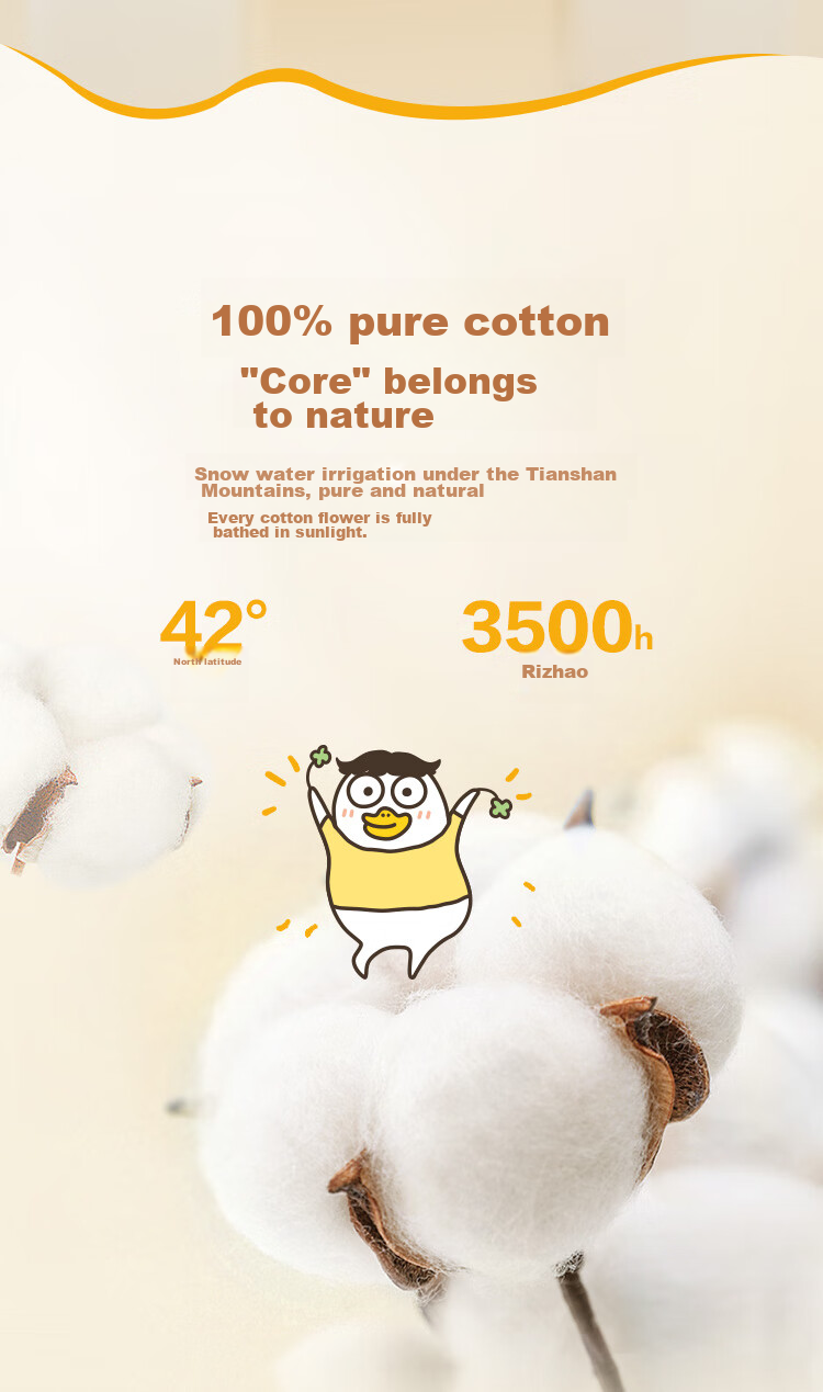JD Original Disposable Face Towels, 100% Pure Cotton, 80 Sheets Per Pack, 6 Packs, Plain Weave Baby Soft Cotton Wipes, 20*18cm, 50 Count 5