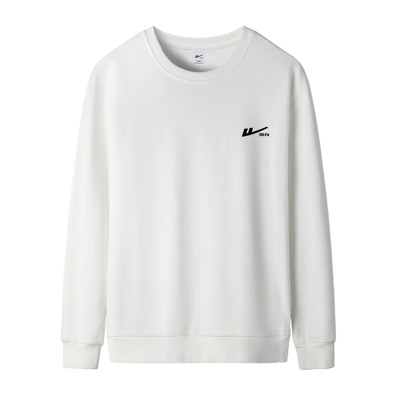 Huili Men's Sweatshirt, Round Neck Long Sleeve T-Shirt, Printed Fleece-Lined Warm Undershirt, Spring Autumn Winter Top Outerwear for Men's Clothing