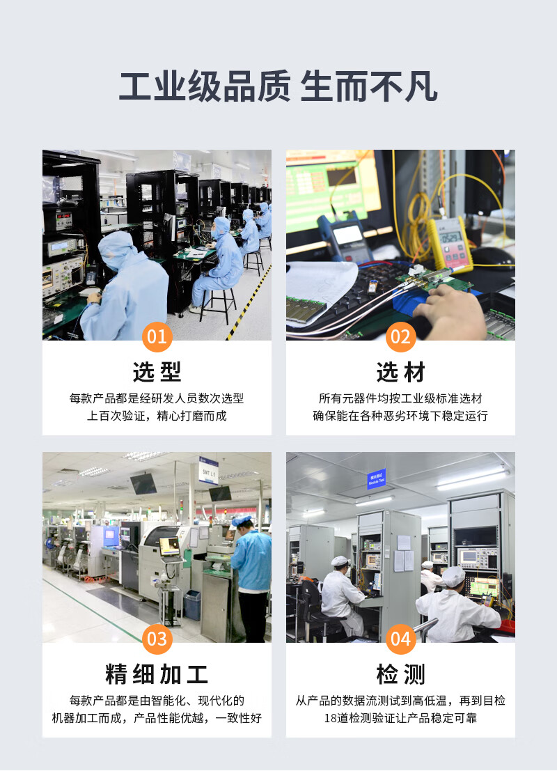 NetLINK Industrial Fiber Optic Transceiver Gigabit 1 Fiber 2 Electrical Optical Converter DIN Rail Industrial Switch HTB-6000-15S-1GX2GT-SFP 2