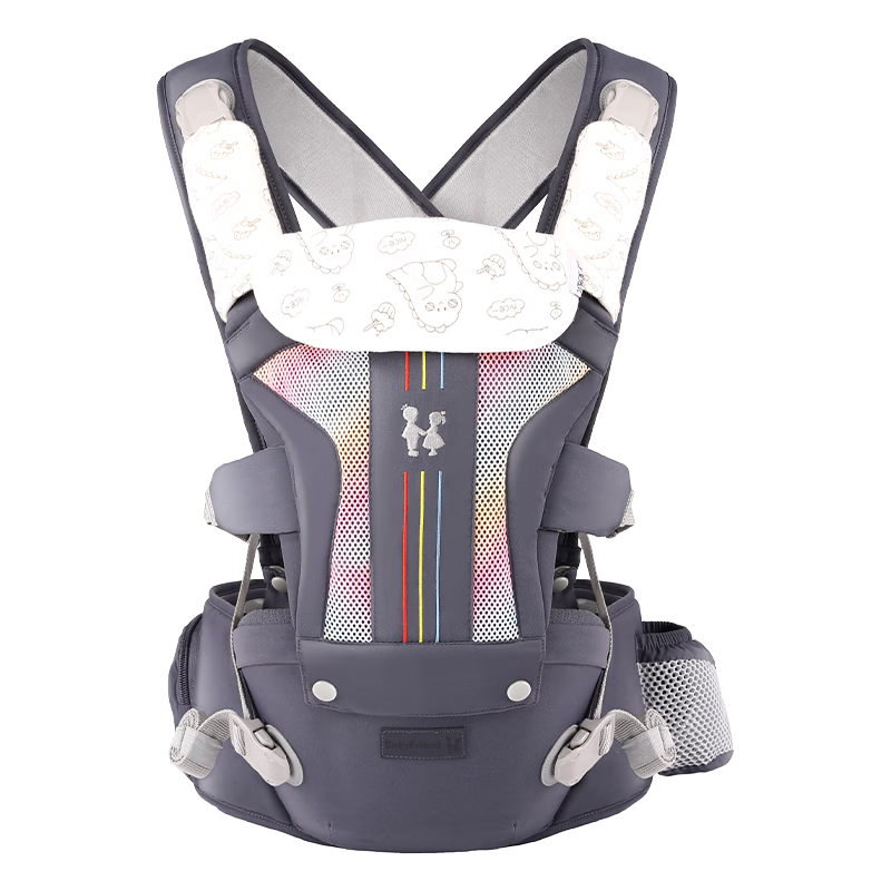 Baby Friend Waist Stool, Lightweight Four-Season Sitting Stool for Infants, Multifunctional Front And Rear Dual-Use Carrier, Portable Baby-Holding Aid