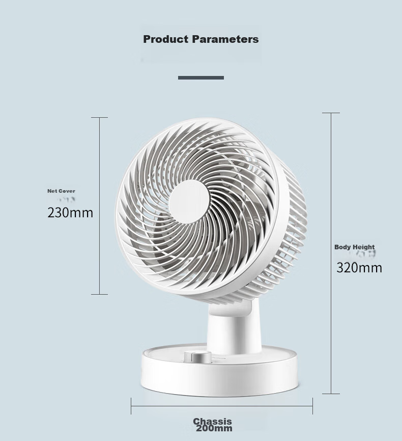 KONKA Electric Fan, Home Air Circulator Fan, Remote Control Fan, Small Desktop Fan, Table Fan, Energy-Efficient, High Air Volume, Oscillating, Quiet AC Fan, Fixed Frequency Electric Fan, KF-XH2002Y 13