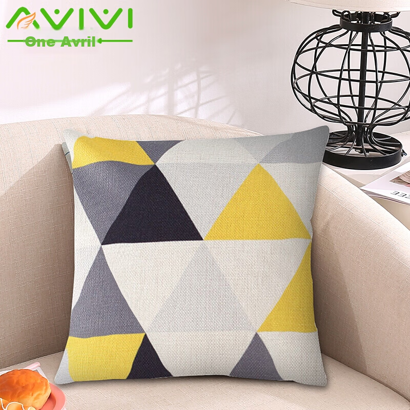 AVIVI Pillow Cushion, Sofa Backrest, Office Chair Backrest, Nap Pillow, Car Backrest, Lumbar Support with Pillow Core, Impressio