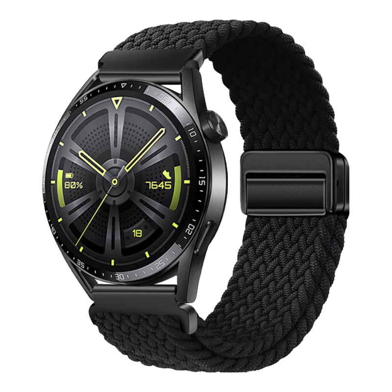 Weiqiantu [Magnetic Woven] Compatible with Huawei GT7/GT6/GT5/Pro, Watch6/5/Pro/4Pro/Buds2 Watch Straps, GT3/4 Pro/Defender 2 for Men And Wome
