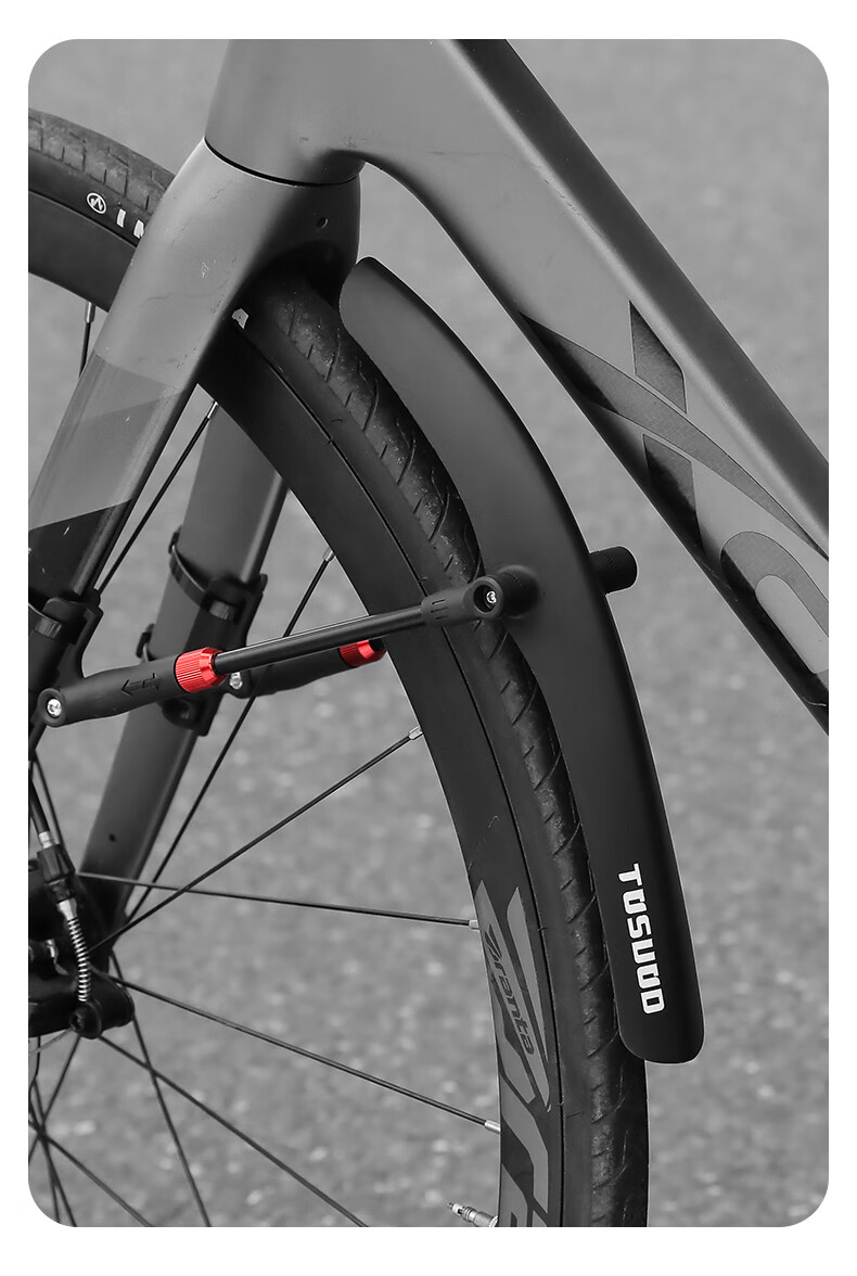 Captain Tas Adjustable Bicycle Mudguard Road Bike Riding Equipment Accessories 2