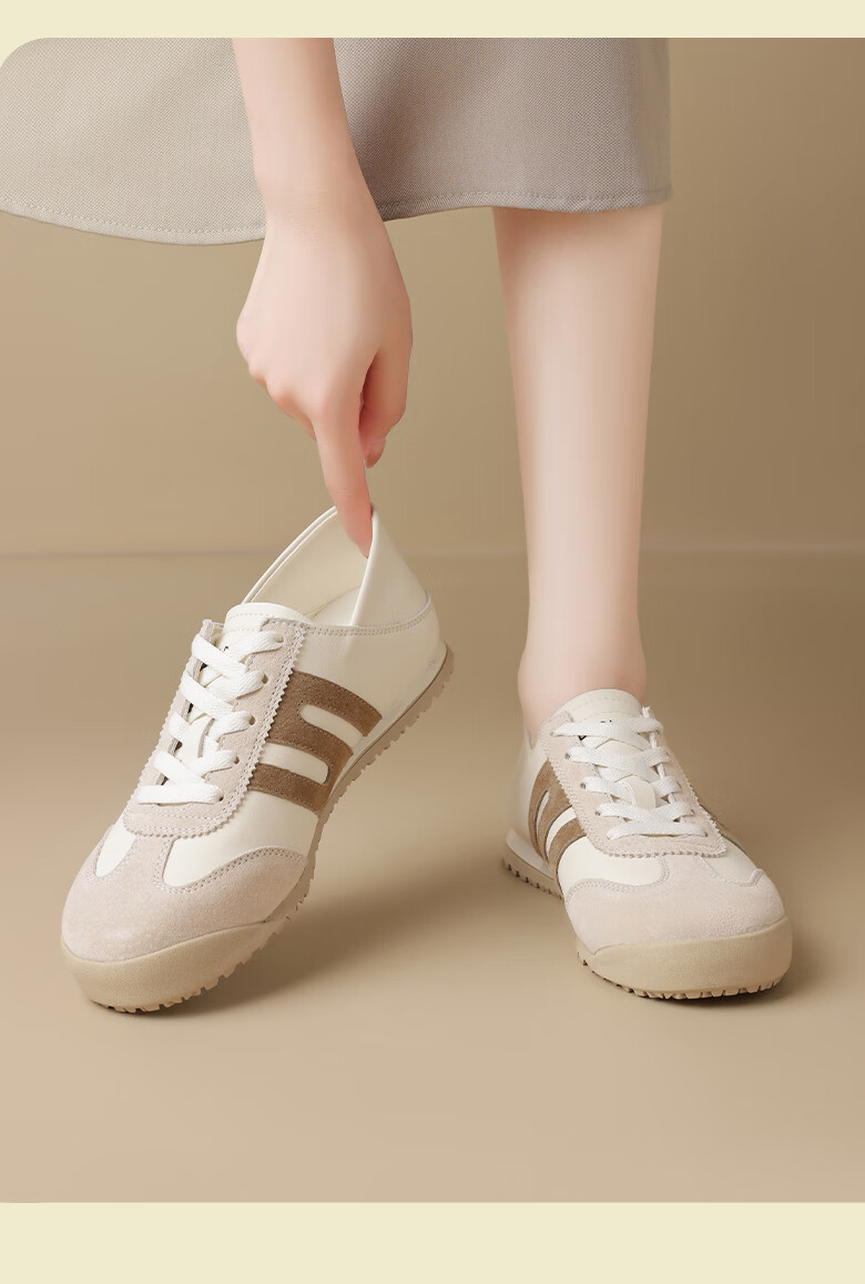 Daphne Soft-Soled Training Shoes for Women, 2026 Summer New Style Flat Women's Shoes, Lightweight Athletic Sneakers, Casual White Shoes, Skateboard Shoes 6