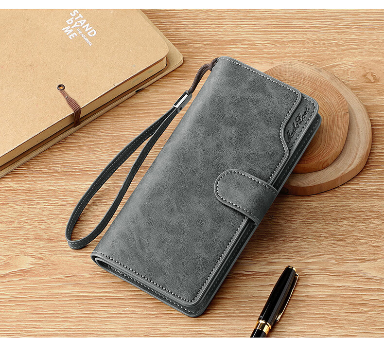 MashaLanti Men's Wallet, Long Style, Large Capacity, Leather Billfold, Handheld Multi-Card Slots, Coin Purse, All-In Design, Father's Day Gift 30