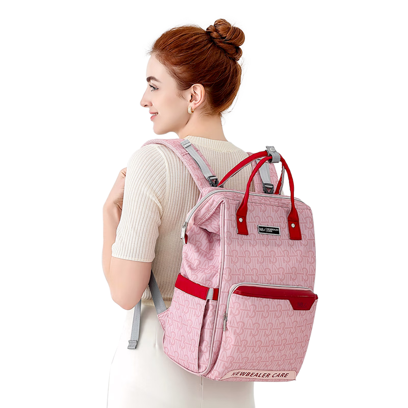 Naturaipro Large Capacity Lightweight Mom Bag with Compartments, Baby Backpack for Mothers
