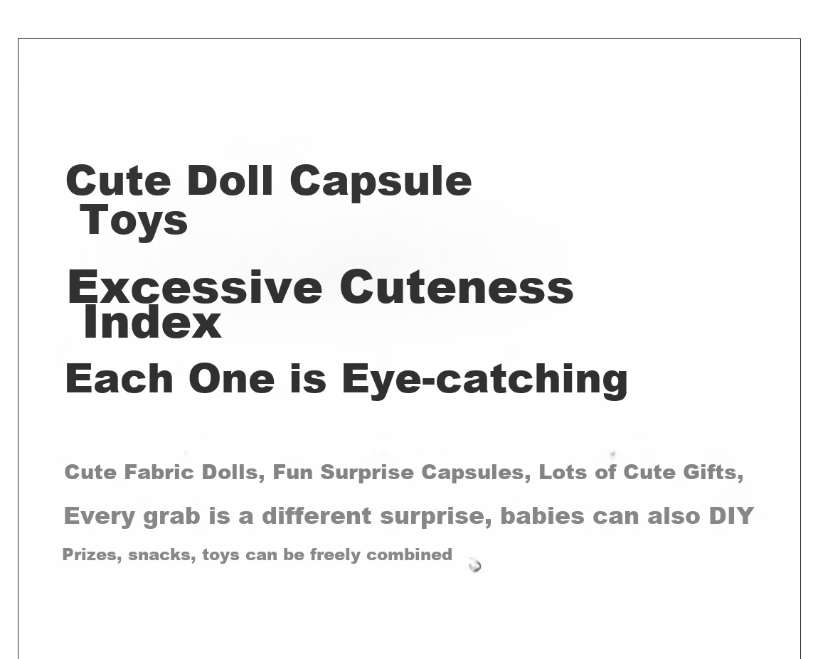 BEIESTATE Claw Machine, Small Home-Use Plush Toy Grabber, Capsule Toy Machine, Children's Toy with Light And Music, Khaki Color, Children's Gift 24