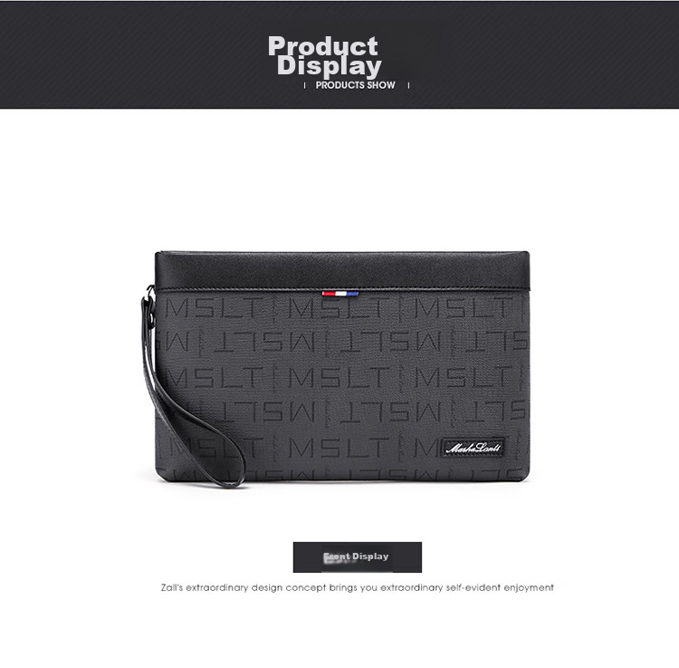 MashaLanti Men's Handbag, Casual Business Clutch, Large Capacity Zipper Pouch, Envelope Bag for Men, Practical Birthday Gift 11