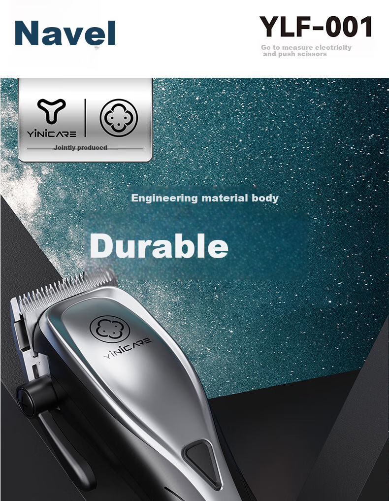 Yier Hair Salon Professional Hair Clipper, Electric Trimmer for Home And Salon Use, Hair Cutting Scissors, Aokemei YLF-001 Graduation Gift 9