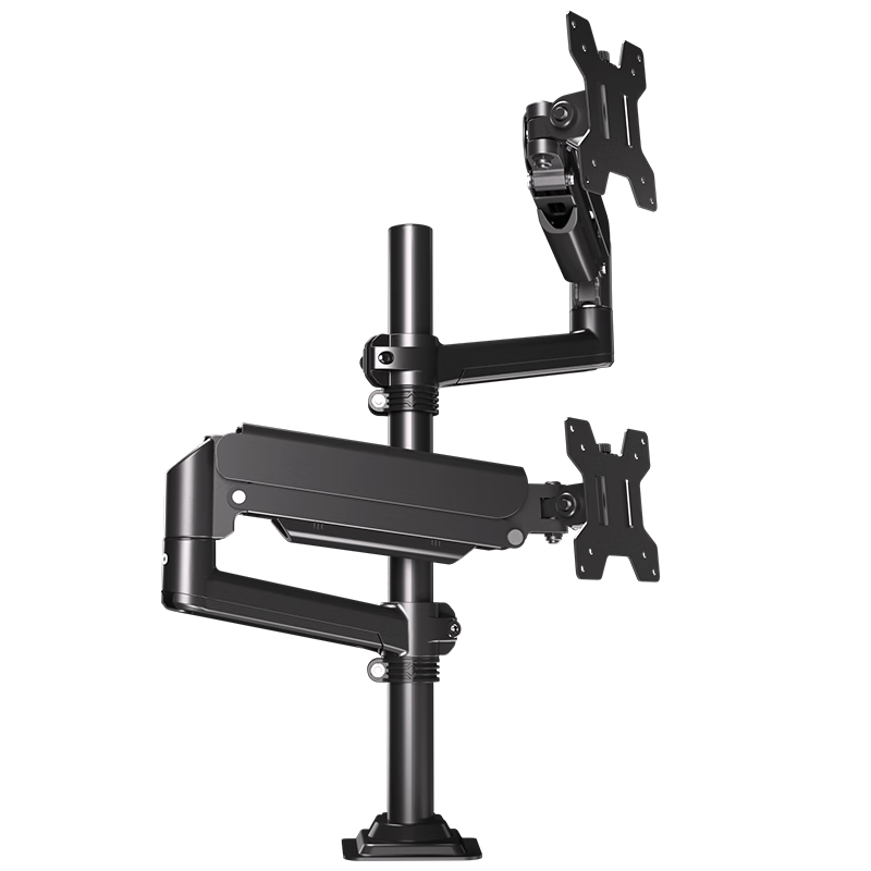 LUCKPRO Monitor Stand, Dual-Screen Support, Computer Stand with Mechanical Arm, Desktop Screen Stand, Dual-Screen Inverted Support, 10KG Load Capacity