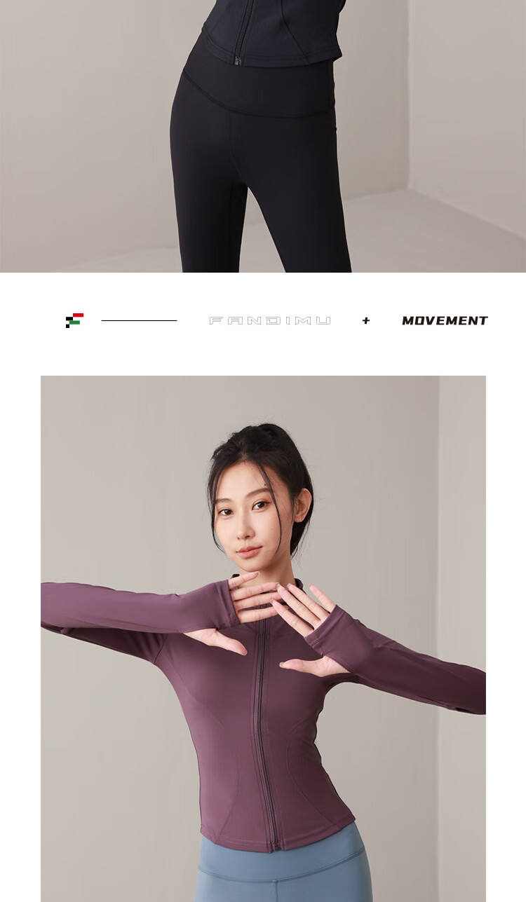 Fandimu Yoga Outfit for Women, Sports Fitness Pilates Slimming Body-Shaping Running Cycling Hiking Badminton Outfit 13
