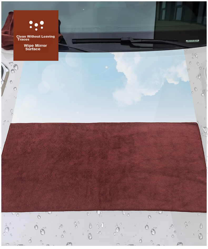 MEIJIARIJI Cleaning Cloth, Green, 75*33cm, 2 Pieces, Short Velvet Car Wash Towel, Absorbent, Streak-Free Cleaning Cloth, Property Management And Housekeeping Cleaning Cloth 5