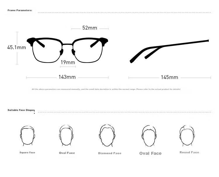 BOLON Eyeglasses, Lightweight Business Versatile Browline Frame, D-Shaped Optical Frame, Can Be Fitted with Prescription Lenses, Myopia Glasses Frame BJ6105B90 7
