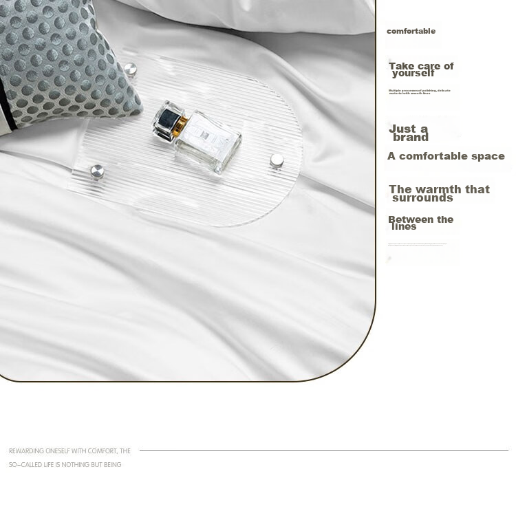 Ranpai Hotel White Duvet Cover Single Piece, Class A 100% Cotton Quilt Cover, Double Bed Sheet for 1.5-Meter Bed, 200x230cm 3