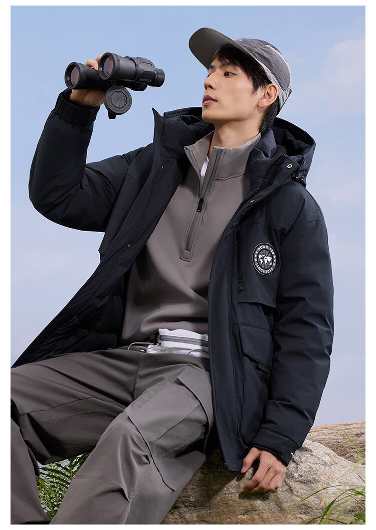 JD Original down Jacket for Men And Women, Couples' Short Parka Coat, Warm Thick Outerwear, Winter Clothing for Men, Gray, Size L 20