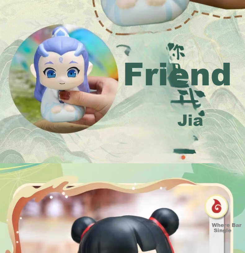 Danmiqi Children's Nezha Cartoon Peripheral Squeeze Toy, Small Egg-Shaped Stress Relief Device for Boys And Girls, Slow Rebound Toy, Nezha Style 5