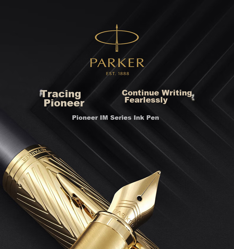 PARKER Fountain Pen And Signature Pen Gift Set, Horse Year Gift Box, Stylish Fountain Pen IM Pioneer Series Ink Pen + Classic Gift Box for Mid-Autumn Festival Gifting to Friends, Baotiao Discount 1