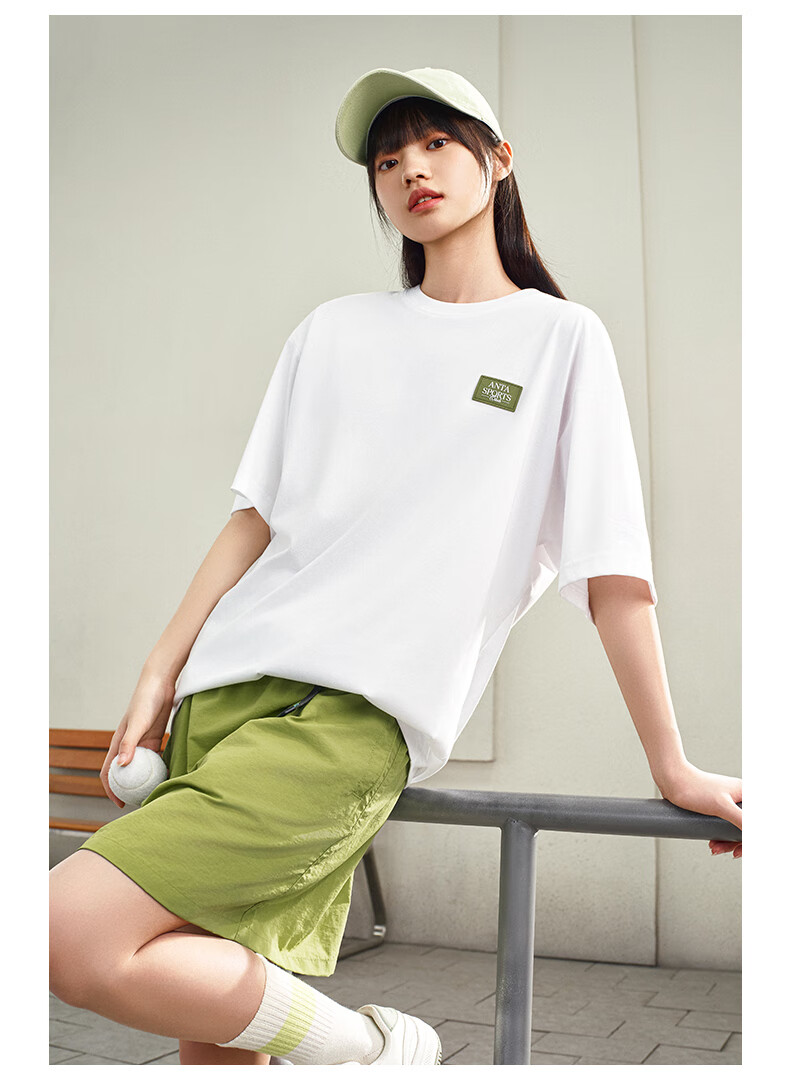 Anta Ice Silk T-Shirt | Casual Short Sleeve Men's Summer Loose Simple Sports Breathable Top 152628117 6