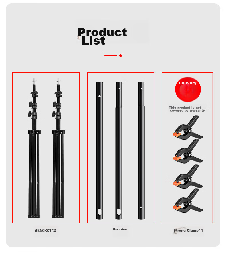 YOUFES YH1A 2*2 Meter Live Streaming Photography Backdrop Stand, Green Screen Stand, Chroma Key Backdrop, Photo Background Cloth Stand, Specialized Photography Equipment for Portrait And ID Photos, Thickened Telescopic Gantry Frame 20
