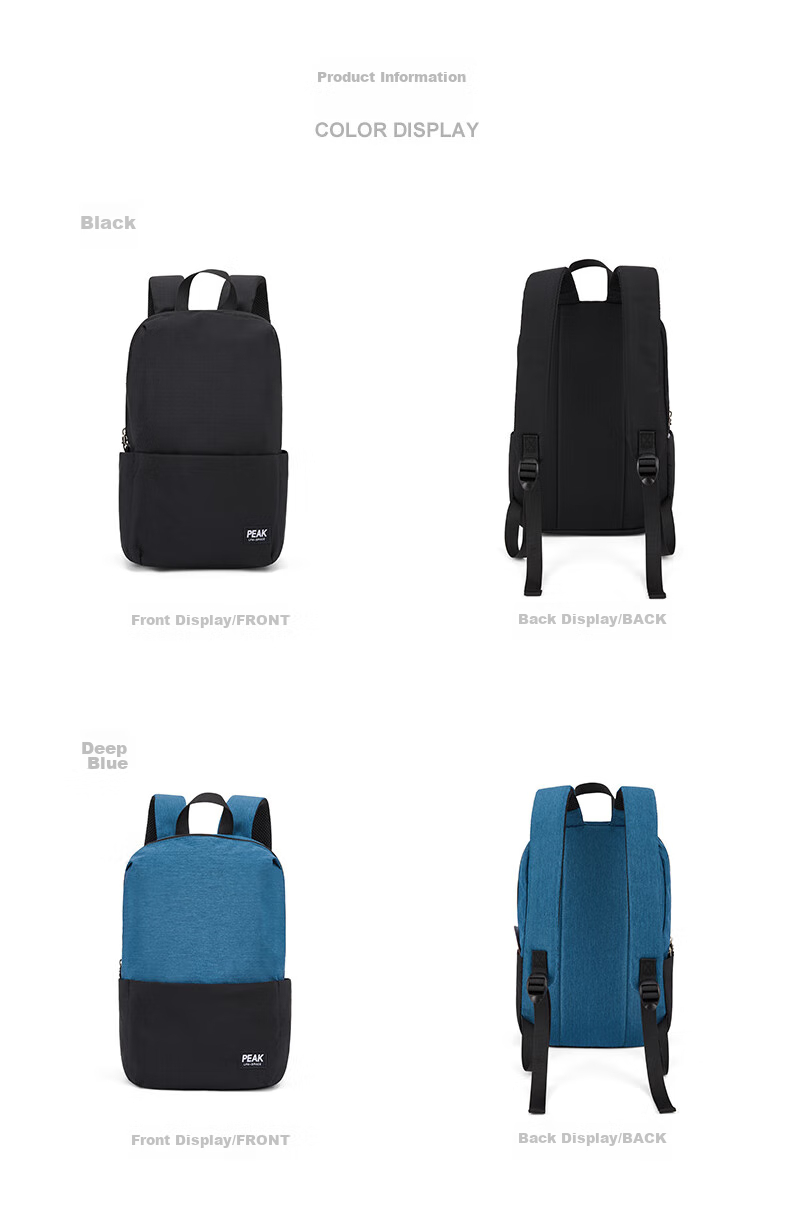 PEAK Sports Backpack for Men, Commuter Lightweight Small Bag, Water-Resistant Outdoor Travel Portable Small Backpack DB143120 21