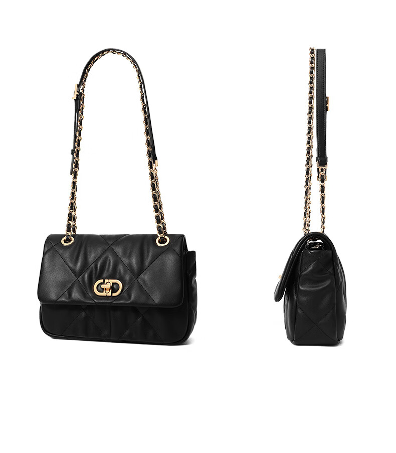 CASSILE Women's Handbag, Shoulder Bag, Quilted Pattern, Large Capacity, Chain Strap, Light Luxury Crossbody Bag, 520 Gift 28