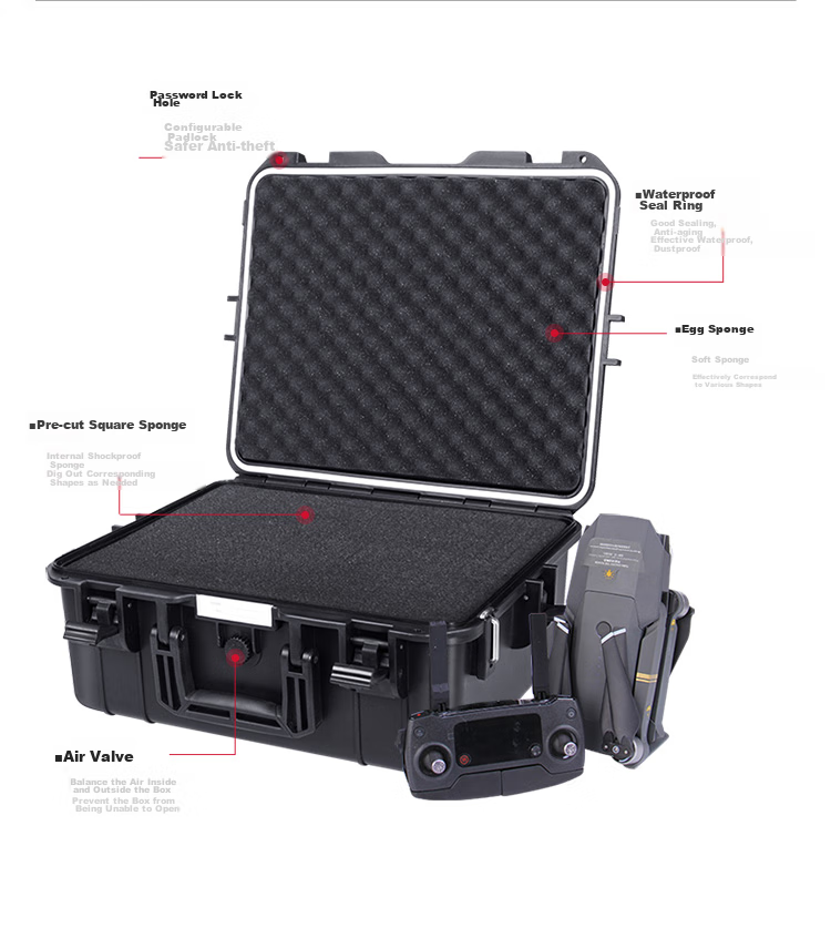 EIRMAI R201 Compatible with DJI AIR3/3S And Mavic 3 Pro Camera Safety Case, Multifunctional Storage Accessory Bag, Drone Handheld Case, Shoulder Bag, Sand Color 16