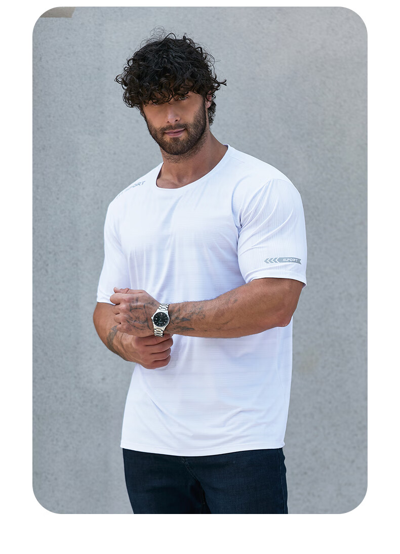 Dibinze Ice Silk T-Shirt, Summer Short-Sleeve Sports Loose-Fit Plus Size Casual Top, White, 3XL 10