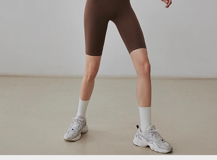 Gigt Yoga Shorts, Knee-Length Sports Shorts for Women, Summer Thin Running Training Fitness Wear, Cycling Pants, Butt-Lifting Dynamic Pants 32