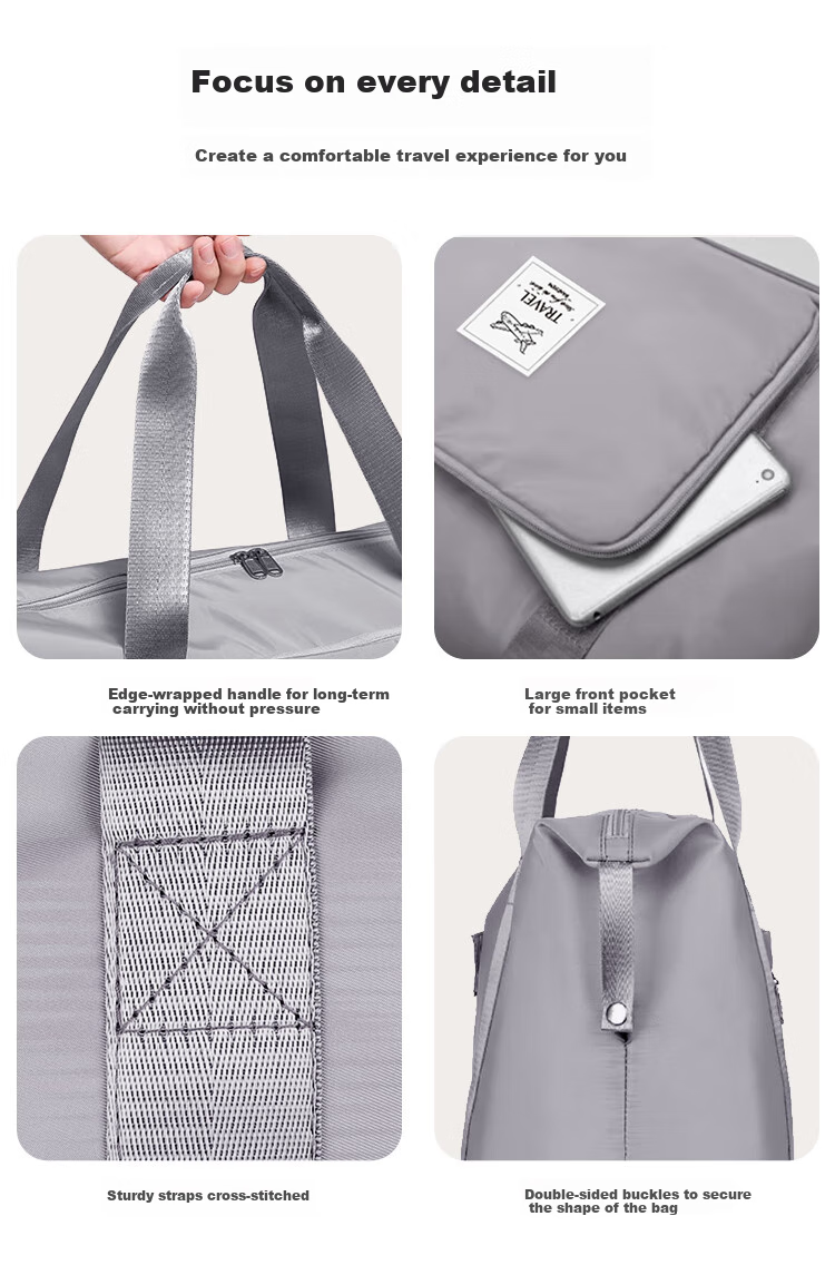 Banzheni Travel Bag for Men And Women, Large Capacity Expandable Suitcase Storage Bag for Maternity Fitness Handheld Crossbody Bag 5