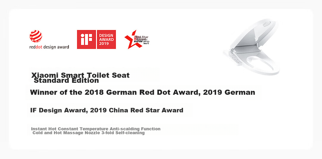 SMARTMI 2Pro Sensor Smart Toilet Seat with Warm Air Drying, Heating, Automatic Sensor, Antibacterial Toilet Cover 2