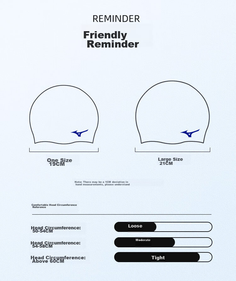 MIZUNO Swimming Cap, Unisex Adult Waterproof Cap, Long Hair Ear Protection, Non-Constricting, Enlarged Professional Silicone Cap N2CW1S26 White 14