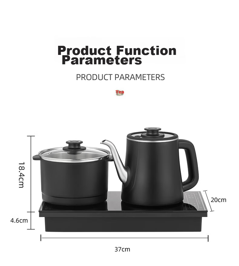 FUNORK Fully Automatic Electric Kettle with Water Inlet, Tea Table Kettle, Built-In Tea Table And Coffee Table Integrated Electric Teapot, Tea Brewing Set, Z08 Steaming Tea Model 20
