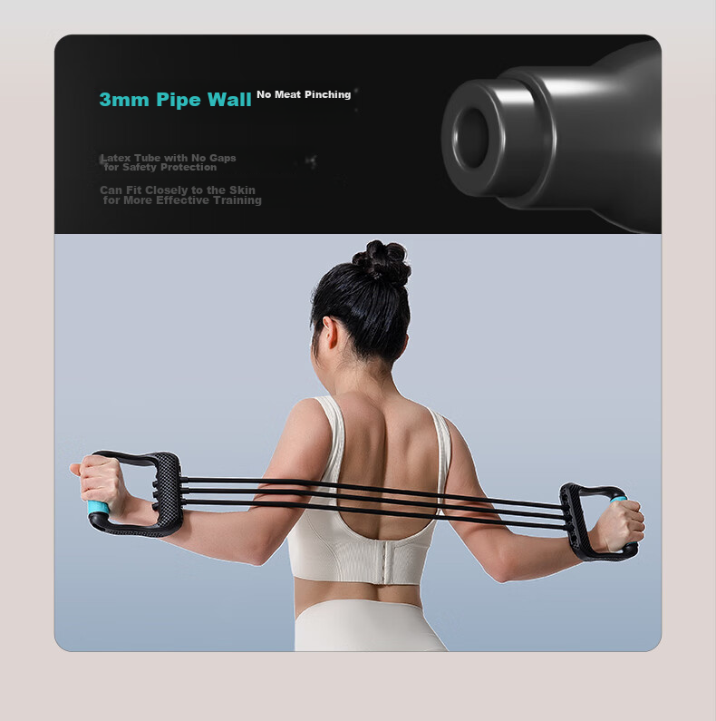 Mike Adjustable Chest Expander for Men, Shoulder And Back Multi-Functional Exercise Equipment for Chest Muscles And Arms, Home Fitness Equipment 8