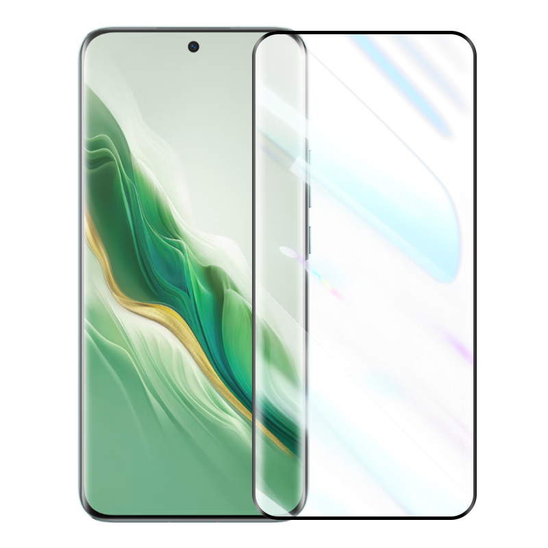 LLUNC [2-Pack] Tempered Glass Screen Protector for Honor Magic6, Full Coverage Curved Screen Film, Ultra-Clear Full Glass Protective Film, Shatterproof Anti-Fingerprint Phone Screen Protector
