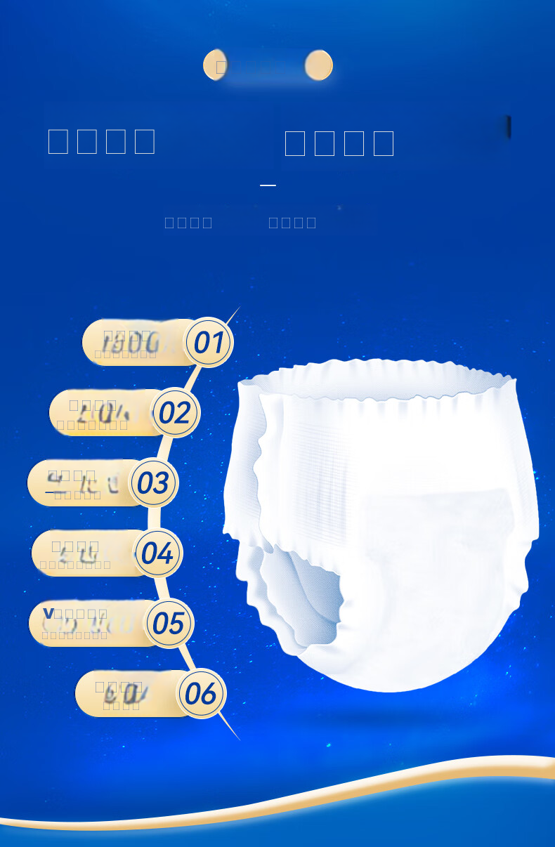 Haishihainuo Adult Pull-Up Diapers L10 Pieces (Waist 60-100cm), Underwear Style, Postpartum And Elderly Diapers, Dry And Breathable 3
