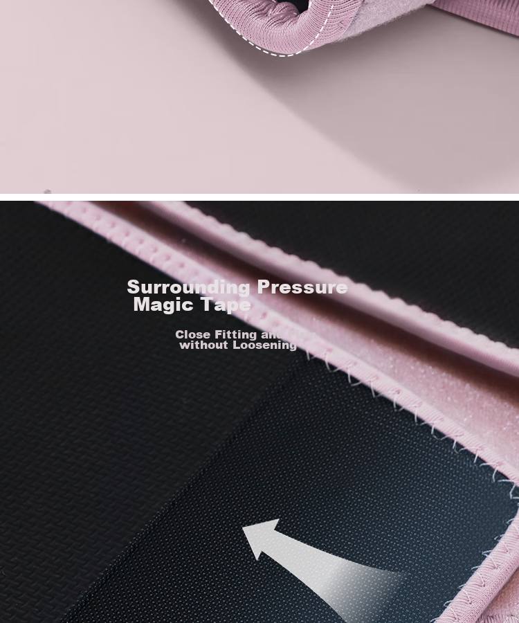 Yottoy Sweat-Inducing Waist Trainer for Women, Fitness Waist Support Belt, Exercise Training Abdominal Shaper, Weight Loss Running Body Shaper, Tummy Control, Cherry Blossom Pink 12